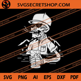 Skeleton Drink Beer SVG, Skeleton SVG, Halloween SVG