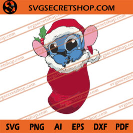 Baby Stitch Christmas SVG, Christmas SVG, Stitch SVG