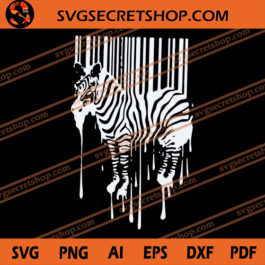 Dripping Zebra SVG, Zebra SVG, Animal SVG, Dripping SVG