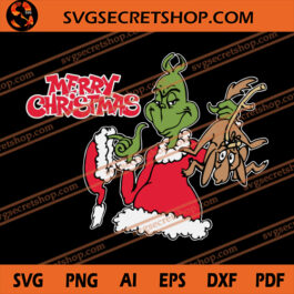 Grinch Merry Christmas SVG, Christmas SVG, Grinch SVG