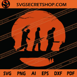 Horror character Squad Goals SVG, Halloween SVG, Horror SVG
