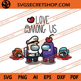 Love Among Us SVG, Among Us SVG, Video Games SVG