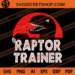 Raptor Trainer SVG, T Rex SVG, Animal SVG, Tyrannosaurus SVG
