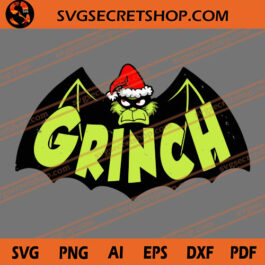 Grinch Batman SVG, Christmas SVG, Grinch SVG