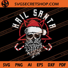 Hall Santa SVG, Christmas SVG, Santa Claus SVG