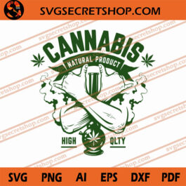 Cannabis Natural Product SVG, Cannabis SVG, Weed SVG