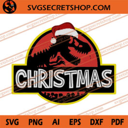 Christmas Dinosaur SVG, Christmas SVG, Dinosaur SVG