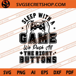 Sleep With A Game We Push An The Right Buttons SVG