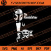 The Mandofather SVG, Yoda SVG, Star Wars SVG, Mandalorian SVG 1 The Mandofather