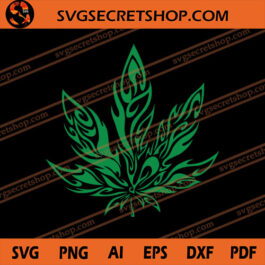 Weed Zentangles SVG, Weed SVG, Cannabis SVG