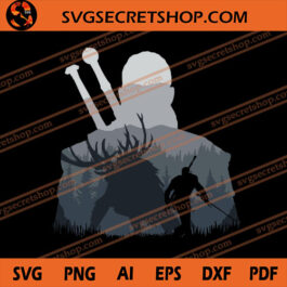 Witcher Hunter SVG, The Witcher SVG, Geralt Of Rivia SVG