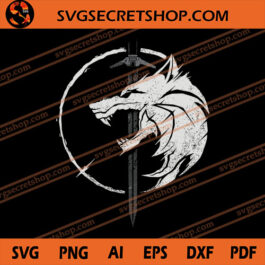 Wolf School Witcher SVG, Kaer Morhen Wolf School SVG, The Witcher SVG