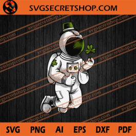 Astronaut Patrick's Day SVG, Astronaut SVG, Patrick's Day SVG