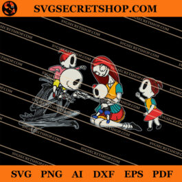 Family Of Nightmares SVG, Nightmare Before Christmas SVG, Sally SVG, Jack Skellington SVG