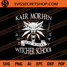 Kaer Morhen Wolf School Witcher School SVG, The Witcher SVG