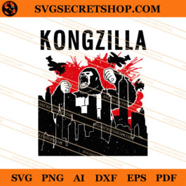 Kongzilla SVG, King Kong SVG, Godzilla SVG