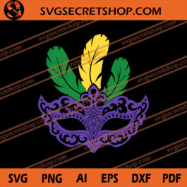 Mardi Gras Mask SVG