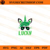 Lucky Unicorn SVG, Unicorn SVG, Shamrock Unicorn SVG 2 Lucky Unicorn SVG