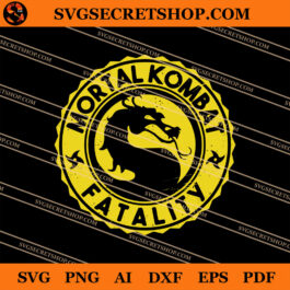 Mortal Kombat Fatality SVG, Mortal Kombat SVG, Dragon SVG