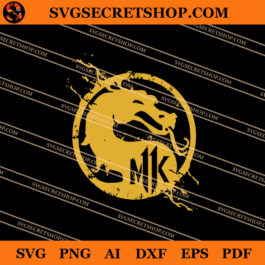 Mortal Kombat Logo SVG, Mortal Kombat SVG, Dragon SVG
