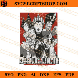 Reservoir Villain SVG, Disney Character SVG, Disney SVG