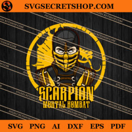 Scorpion Mortal Kombat SVG, Scorpion SVG, Mortal Kombat SVG