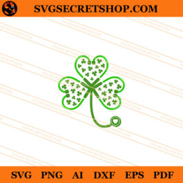 Shamrock Stethoscope Nurse SVG, Nurse SVG, Shamrock SVG