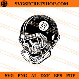 Super Bowl 2021 Skull SVG, Rugby SVG, Super Bowl SVG