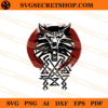 Wolf Medallion Logo SVG, The Witcher SVG, Wolf School SVG