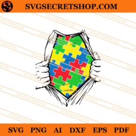 Autism Superhero Special SVG, Autism Superhero SVG