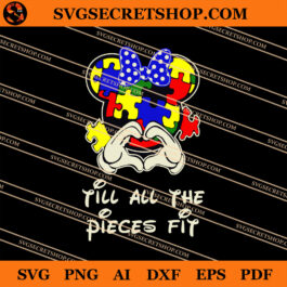 Autism Mickey SVG