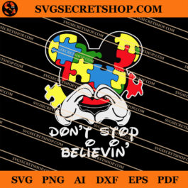 Autism Mickey SVG