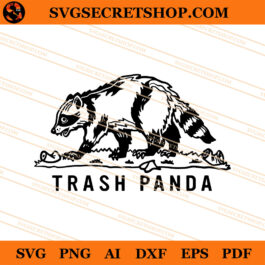 Trash Panda SVG, Panda SVG, Animal SVG