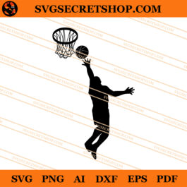 Basketball Lay Up SVG, Basketball SVG, Football SVG, Sport SVG