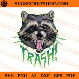 Trash SVG, Trash Panda SVG, Funny Animal SVG
