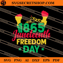 1865 Juneteenth Freedom Day SVG, Freedom Day SVG, Black Power SVG