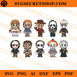 Baby Horror Character SVG, Horror Movie Character SVG, Halloween SVG