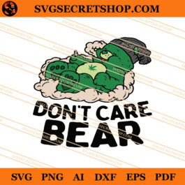 Don't Care Bear Weed SVG, Bear Weed SVG, Teddy Bear SVG