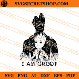 I Am Groot SVG, Groot SVG, Marvel Movie Character SVG