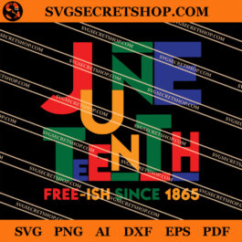 Juneteenth Free-Ish Since 1865 SVG