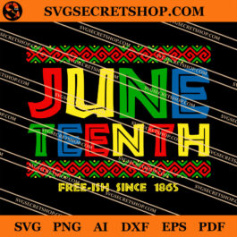 Juneteenth Free Ish Since 1865 SVG, Free Ish Since 1865 SVG