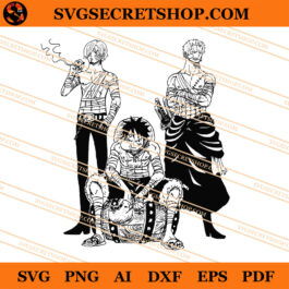 Luffy Zoro Sanji One Piece SVG