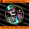 Skeleton With Cocktail SVG