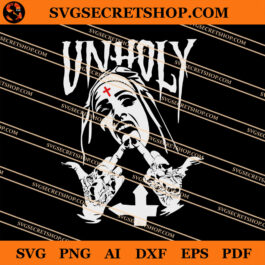 The Nun Unholy SVG, The Nun SVG, Horror Movie Character SVG