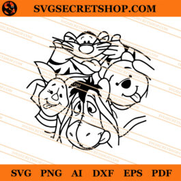 Winnie The Pooh SVG, Pooh SVG, Cartoon SVG