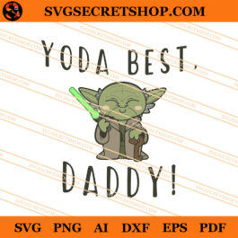 Yoda Best Daddy SVG