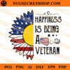 Happiness Is Being A Veteran SVG