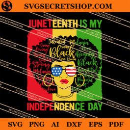 Juneteenth Is My Independence Day SVG