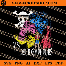 Luffy Vs The Four Emperors SVG