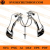 Hand Holding A Rosary Praying SVG, Rosary Praying SVG 2 Hand Holding A Rosary Praying SVG